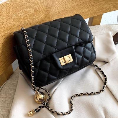 China Wholesale Stitched Cross Body Bags Purse Latest Fashion Fashion With Chain For Women Handbag for sale