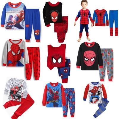 China Cute Home Loungewear Spring Autumn Cartoon Toddler Kids Wear Boys Girls Long Sleeve One Piece Pajamas Set for sale