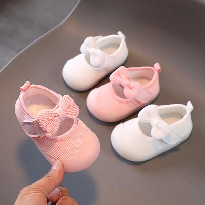 China Newborn Toddler Rubber Baby Shoes Breathable Princess Baby Shoes Prewalk Shoes for sale