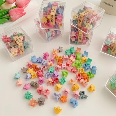 China Recyclable Colorful Children's Hairpin Cartoon Mouse Crown Flower Shape Hair Clip 36pcs/1set Wholesale for sale