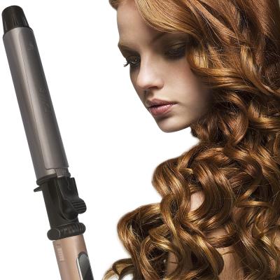 China Ceramic Coating Titanium Magic Ceramic Curly Irons Professional Wavy Twist Curlers Barrels Hair Curler Curling Iron Wand for sale