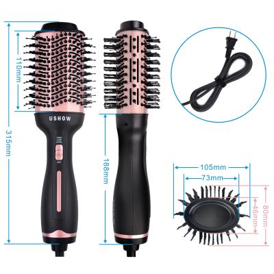 China Driven 3 in 1 Professional Blow Dryer Brush One Step Electric Hot Airbrush Ceramic Hair Dryer Brush for sale