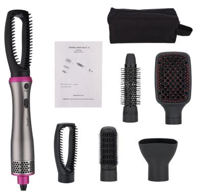 China 5 in 1 Hair Dryer Interchangeable Set Brush 5 in 1 One Step Hair Dryer and Volumizer Ceramic Blow Dryer Brush 5 in 1 Airbrush Set Hair Dryer Hot Brush for sale