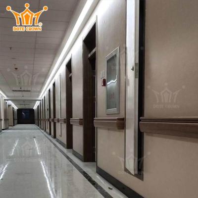 China Elderly Non-slip Plastic Medical Hospital Pvc Hospital Corridor Handrail for sale