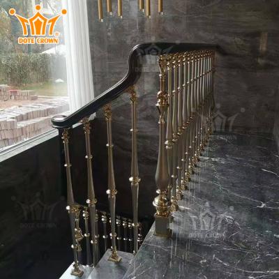 China Modern Private Villa Railings Aluminum Railing Railing For Circular Staircase for sale