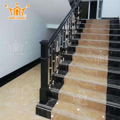 China Modern Simple Black Aluminum General Column Railing for sale