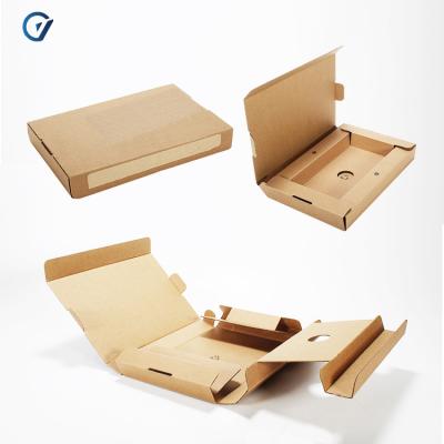 China High Quality Disposable Mailer Box Corrugated Kraft Paper Packaging Custom Logo Shipping Box for sale