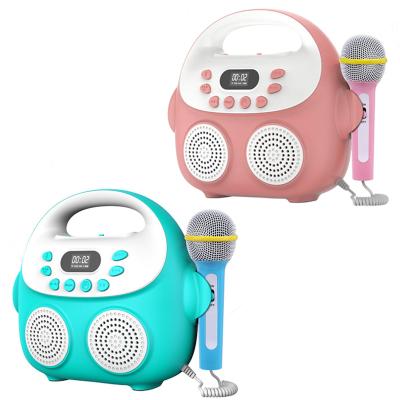 China Wireless Toy LED Musical Screen Blueth Mobile Connected Karaoke Machine Singing Children KTV Studio Karaoke Machine for sale