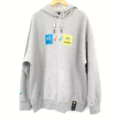 China Oversized Men's Polyester Hoodies Sweatshirts Anti-pilling Custom Logo Printing Unisex Cotton Pullover Hoodie for sale