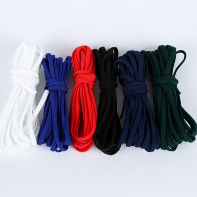 China Sustainable High Quality Polyester Fabric Adjustable Elastic Ear Loops Thin Loop Earings for sale