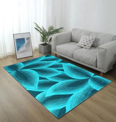 China Washable Soft Indoor Modern Area Rugs Print Pattern Living Room Rugs For Home Decor for sale