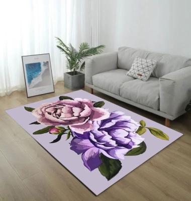 China High Quality Washable Machine Made Hot Sale Carpet Printing Rug For Living Room for sale