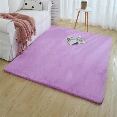 China 2022 Modern Thicken Comfortable Shock Absorption Plush Soft Fur Carpets Faux For Living Room Large for sale