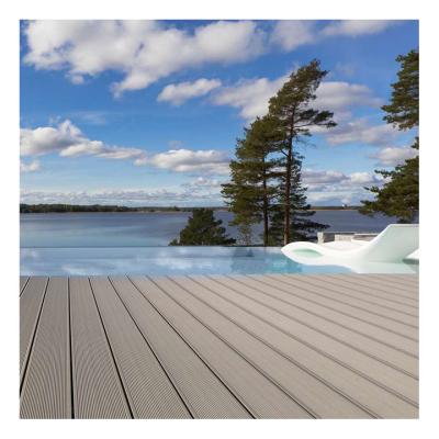 China Waterproof hot sale wpc interlocking deck tiles high quality outdoor wpc exterior decking wood for sale