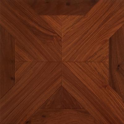 China Contemporary Multi Layer Engineered Sheet Pattern Flooring Art Inlay Wood Parquet for sale