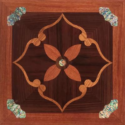 China Contemporary Art Inlay Wooden Parquet Oak Wood Flooring for sale