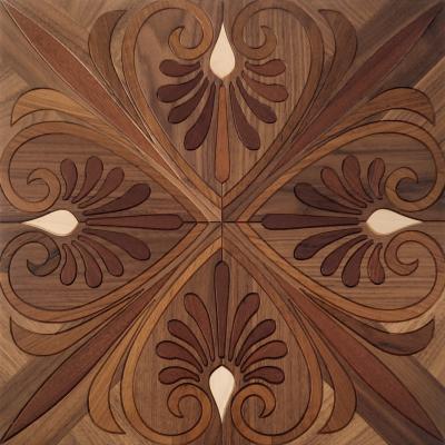 China Contemporary Decorative Waterproof Art Parquet Design Greenland Herringbone Wood Flooring for sale