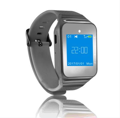 China Restaurant Cafe Hospital Bank 999CH Wrist Watch Restaurant Calling System Watch Call Wireless 433MHz Pager for sale