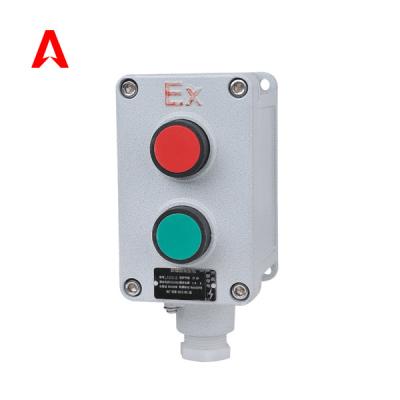 China IIA Mains Aluminum Alloy Explosion Proof Hazardous Control Push Button for sale