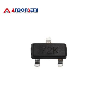 China Anbon 0.34A 60V SOT-23 2N7002E 72K Power MOSFET Transistor 2N7002E for sale