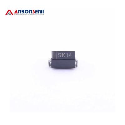 China Anbon Package Schottky Barrier Rectifiers Diode 1.0A 20~40V AS5819-L SK14 SMD SMA-L AS5819-L for sale