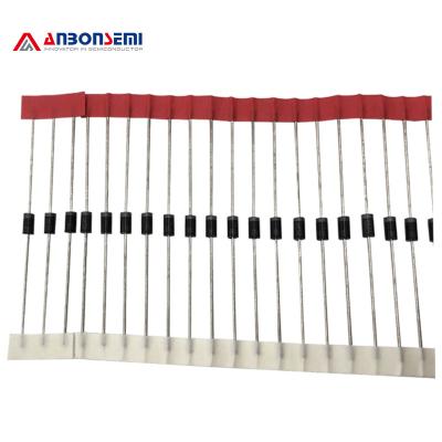 China Free Sample Anbon High Quality 1A 100V 1N4007 DO-41 Through Hole Dip Rectifier Diode 1N4007 for sale