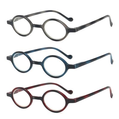 China Wholesale Thin Blue Light Weight Reading Glasses Fancy Logo Anti 1dollar Reading Glasses With Spring Hinge for sale