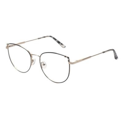 China For Reading Glasses China Wholesale Customized Customized Optical Retro Glasses Metal Frames Eye Glasses for sale