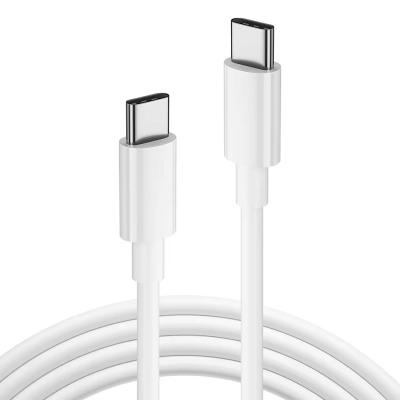 China Color blanco USB 2.0 Tipo C a Tipo C Cable de datos 5V1A 9V3A 12V5A 20V5A OEM en venta