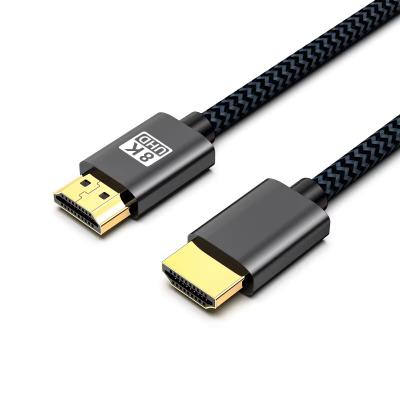 Chine OEM HDMI 2.1 à câble HDMI 60Hz 8K Ultra Large Bandwidth Logo personnalisé à vendre