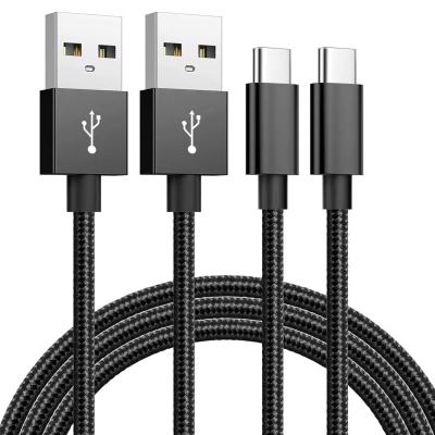 China Customzied Black USB A To Type-C 2.0 Cable 1m 2m For Android Cars Charger for sale