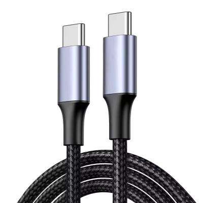 China Jizhi Data Cable Usb Type C To C Nylon Mesh USB Cable 1m 2m Fast Charging OEM for sale