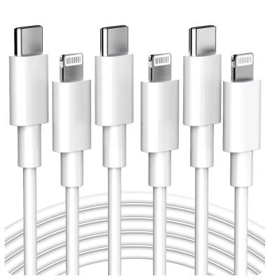 Cina Cavo dati per telefono cellulare Apple bianco USB 2.0 Cavo tipo USB C a Lightning 480Mbps in vendita