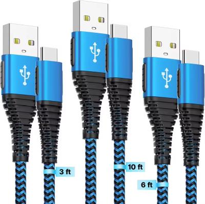 China Cable de datos de teléfono móvil USB 3.0 Tipo A a USB C Cable para teléfono inteligente popular en venta