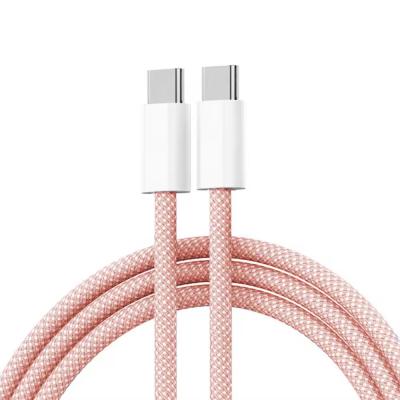 China Color personalizado USB C a C Cable de datos 3.0 resistente a la suciedad 0,5m 1m 2m 3m para iPhone15 en venta