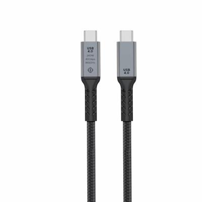 중국 USB 4.0 타입-C ~ 타입-C 케이블 초고속 충전 0.5m 1m 2m 사용자 정의 길이 판매용