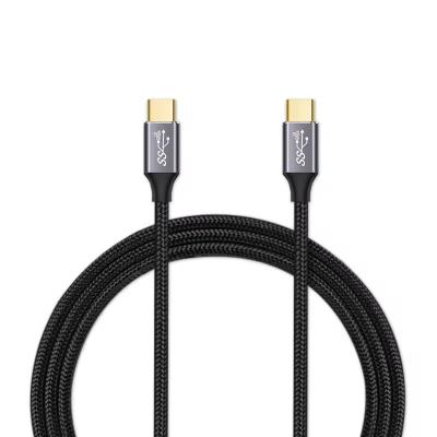 China USB 4.0 Cable Type-C TO Type-C 5A Power Output 4K HD Video Compatible PD Fast Charging for sale