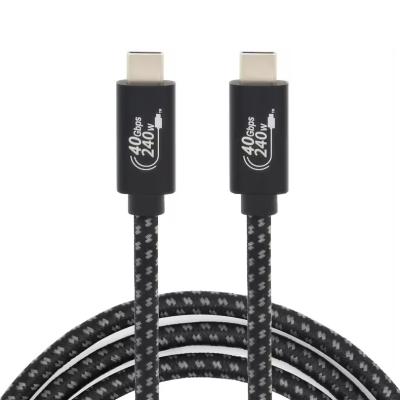 China 0.5m 1m 2m Type-C To Type-C USB 4.0 Cable For IPHONE 15 Macbook Nintendo for sale