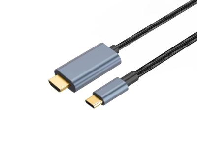 China Breite Kompatibilität 30HZ 4K Typ-C bis HDMI 1.4 Kabel Nylon geflochten Verstärkung Design zu verkaufen