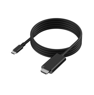 China Black Type-C To HDMI 1.4 Cable High Resolution Video Output 30HZ 4K Cable for sale