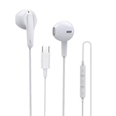 China Compact Size Earphone With Type C Cable Opp Bag Package Usb C Wired Earbuds for sale