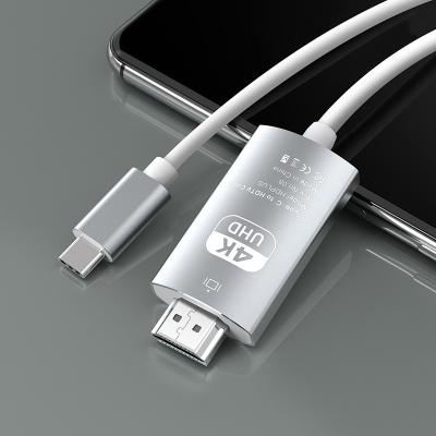 China 4K 60Hz Ultra Alta Definição TYPE-C para HDMI Adaptador Cable para Home Entertainment Business e Design Profissional à venda