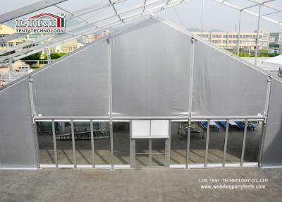 China 25m Span TFS Marquee Tent Silvery PVC Flame Retardant Roof for 1000 Person Outdoor Events for sale