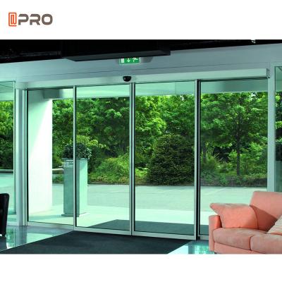 China Customized Modern Chinese Building Electric Automatic Sliding Glass Door for sale