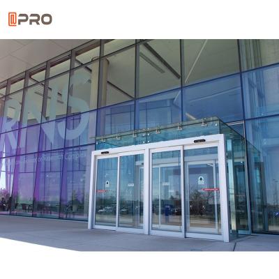 China Automatic System Modern High Quality Commercial Sliding Glass Door for sale