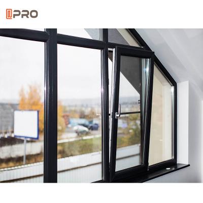 China Guangdong Factory Huge Aluminum Swing Window And Aluminum Tilt And Turn Door Window for sale