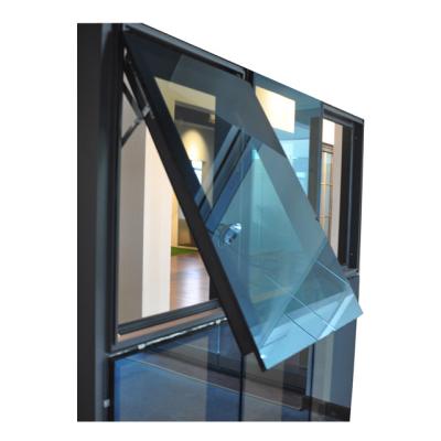 China Swing Awning French Glass Window Tent Window Profile Gas Strut Aluminum Tent Window for sale