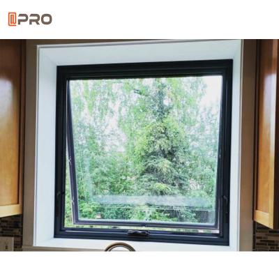 China Swing Glass Australian Standard Double Glazed Aluminum Awning Windows for sale