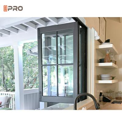 China Modern high quality kitchen aluminum bifold folding window for sale