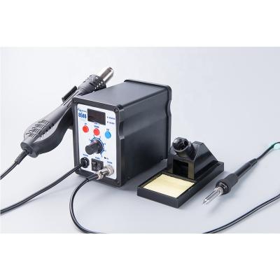 China Factory CSD8586 Digital Display 110V/220V SMD Lead Free Hot Air Soldering Station with Air Gun Hot Soldering Iron for sale